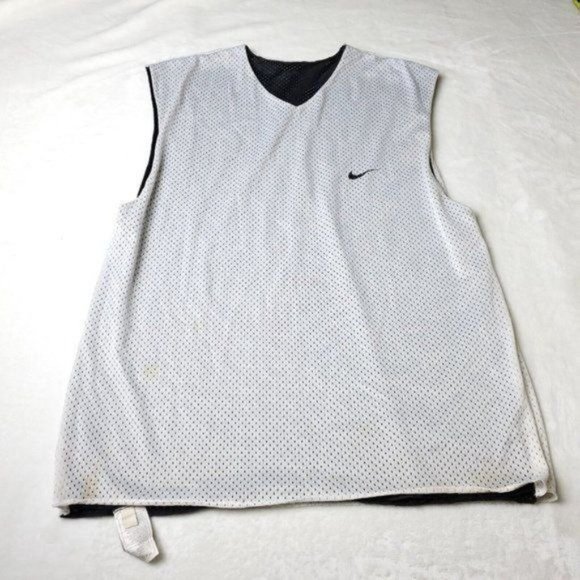 VINTAGE Nike Reversible Mesh Tank Top  Mens L Large Athletic Basketball y2K 90s - Picture 3 of 8